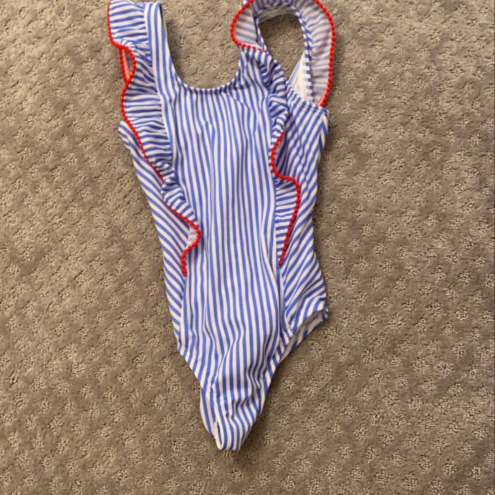 Striped swimsuit